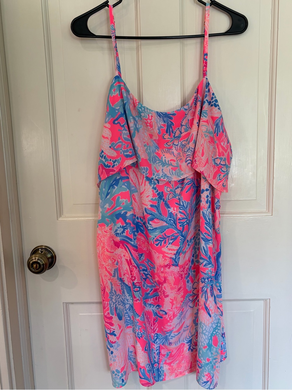 Lilly Pulitzer Pink & Blue Floral One-Piece